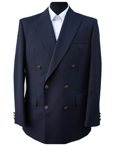 Navy Blue Double Breasted Blazer